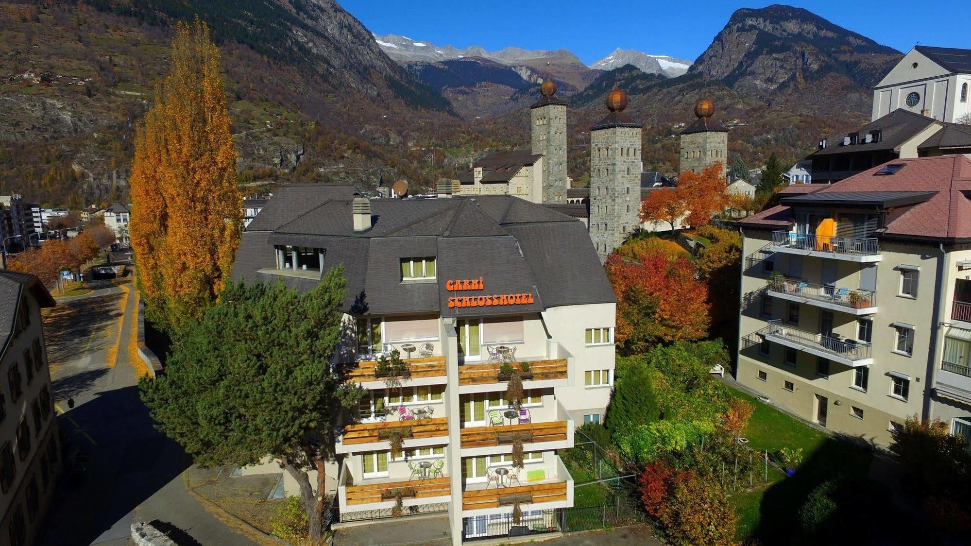 Schlosshotel - Self Check-In Hotel Brig Exterior foto
