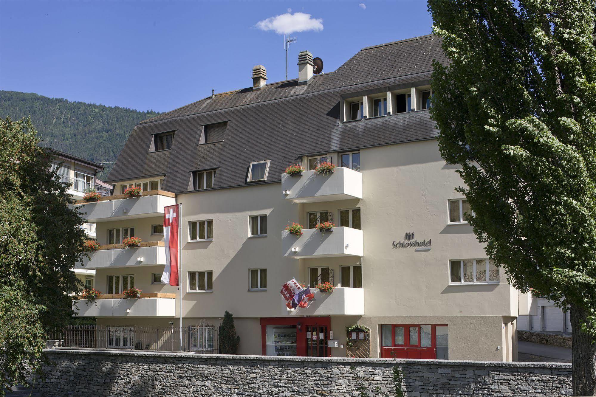 Schlosshotel - Self Check-In Hotel Brig Exterior foto